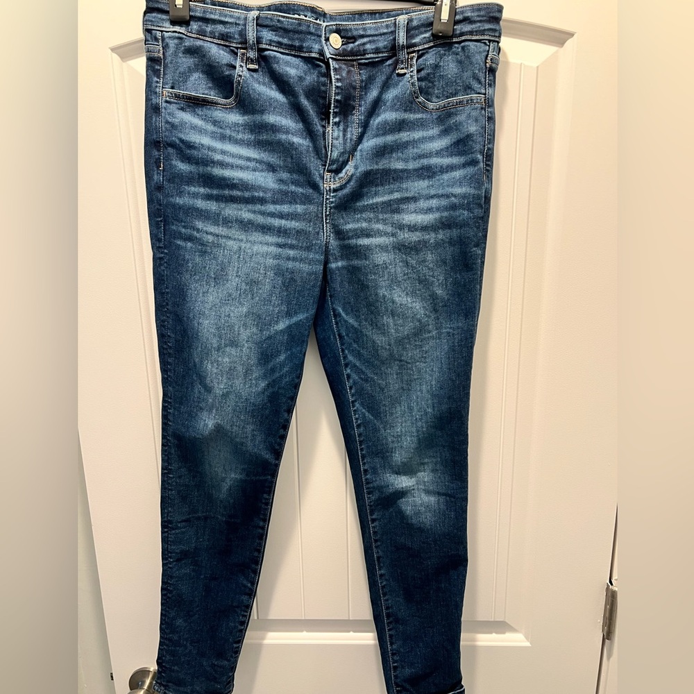 American Eagle Outfitters High Rise Blue Jeans